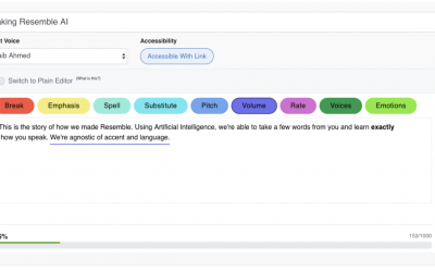 Introducing Resemble Clone – a creative tool for crafting speech